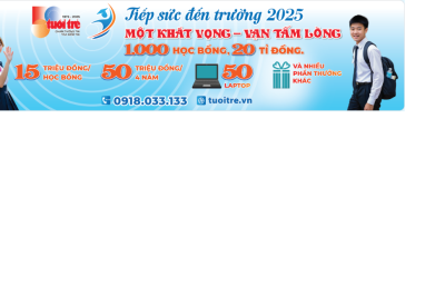 Thông tin học bổng tiếp sức đến trường năm 2025 của Báo tuổi trẻ