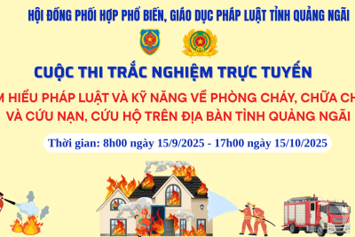 Cuộc thi trực tuyến “Tìm hiểu pháp luật và kỹ năng về phòng cháy, chữa cháy và cứu nạn cứu hộ” Cuộc thi trực tuyến “Tìm hiểu pháp luật và kỹ năng về phòng cháy, chữa cháy và cứu nạn cứu hộ”